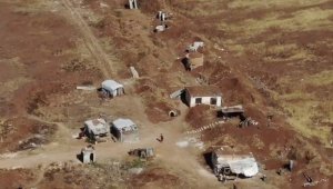 Terör örgütü YPG/PKK, Tel Rıfat ve çevre köylerde tünel kazıp silah saklıyor