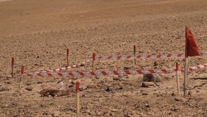 Terör örgütü YPG/PKK'nın Münbiç'te döşediği mayına basan 2 kardeş öldü