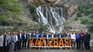 Vali Çiçek Kapuzbaşı Şelalesinde İncelemelerde Bulundu