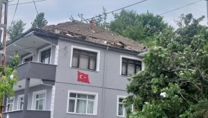 Zonguldak'ta hortum hasara neden oldu