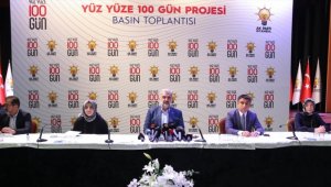 AK Parti İstanbul İl Başkanlığının "Yüz Yüze 100 Gün" programı tanıtıldı 