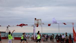 Akçaabat'ta Sokak Basketbolu Turnuvası Başladı 