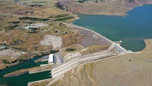 Alparslan-1 Barajı'nda gün yüzüne çıkan yapılar tekrar su altında kaldı