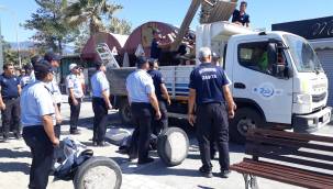 Altıkum’da şezlong ve şemsiye işgaline son!