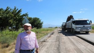 Başkan Çolakbayrakdar, yol yapım çalışmalarını inceledi