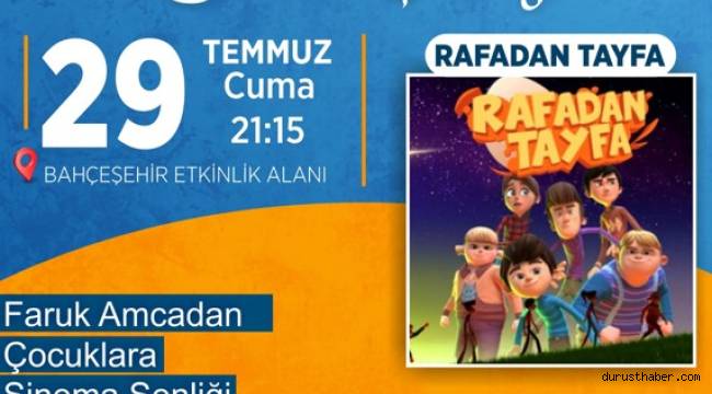 Başkan'dan çocuklara ''rafadan tayfa ''müjdesi