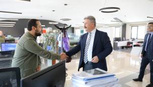 Başkan Palancıoğlu, Belediye Personelleriyle Bayramlaştı 