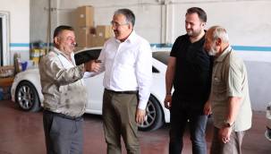 Başkan Savran Sanayi Esnafını Ziyaret Etti 