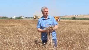 Başkan Tahmazoğlu, ''Çiftçinin yüzü güldükçe bizim yüzümüzde gülüyor''