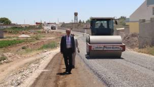 Başkan Yalçınkaya yol çalışmalarını inceledi