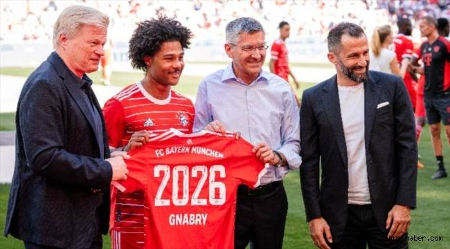 Bayern Münih, Gnabry'nin sözleşmesini 2026'ya kadar uzattı