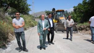 Beğendik Mahallesi'ne 8 bin metrekare kilitli parke çalışması 