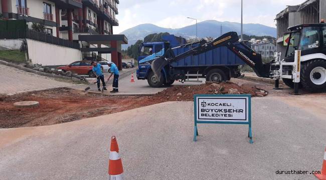 Bozulan yol ve kaldırımlara hızlı onarım