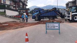 Bozulan yol ve kaldırımlara hızlı onarım