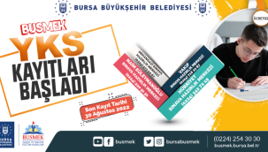 BUSMEK’te YKS kurs kayıtları başladı