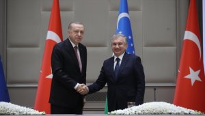 Cumhurbaşkanı Erdoğan, Özbekistan Cumhurbaşkanı Mirziyoyev ile telefonda görüştü