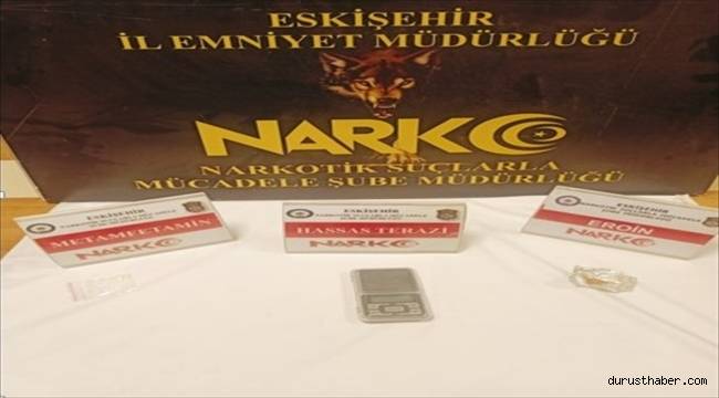 Eskişehir'de uyuşturucu madde ele geçirdi