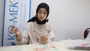 Ev becerileri atölyesi meyvelerini vermeye başladı