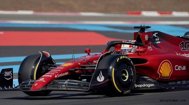 F1 Fransa Grand Prix'sinde 'pole' pozisyonu Leclerc'in