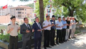 Havza Kaymakamı Nayman ve Belediye Başkanı Özdemir’den mezarlık ziyareti