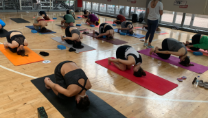 İlk defa düzenlenen Mars Athletic Yoga Festivali’ne 500 kişi katıldı
