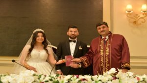 Kahramankazan Belediyesinde yılın ilk 6 ayında 155 çift evlendi