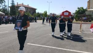 Kalp krizi sonucu hayatını kaybeden polis memuru için tören düzenlendi