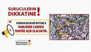 Kanlıdere Caddesi Trafiğe Açıldı