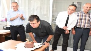 Kaymakam Pişkin'den şehit oğluna sürpriz doğum günü