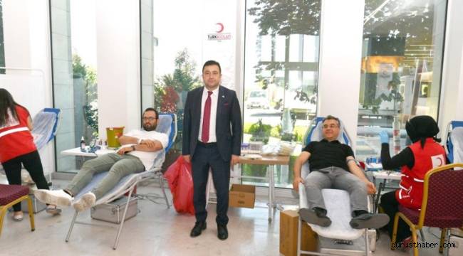 Kayseri OSB'den Kızılay'a kan bağışı