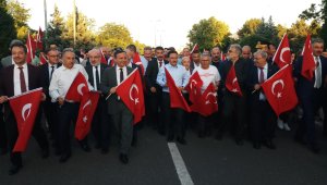 Kayseri'de 15 Temmuz Demokrasi ve Milli Birlik Günü dolayısıyla yürüyüş düzenlendi