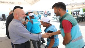 Kocasinan Belediye Başkanı Çolakbayrakdar, personelle bayramlaştı