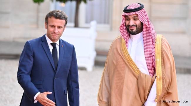 Macron ve Bin Selman, Ukrayna savaşı ve İran nükleer anlaşmasını görüştü
