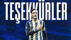 Mesut Özil: Fenerbahçe camiasına ve taraftarına gösterdikleri ilgi ve alaka için teşekkür ediyorum