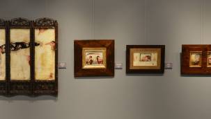 Mevlüt Akyıldız ''kırk ambar'' camaltı resim ve heykel sergisi büyük ilgi görüyor