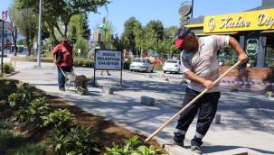 Millet Bahçesi güzelleştiriliyor 