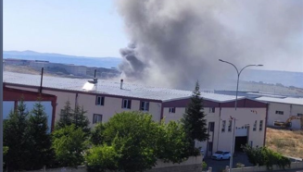 Mimarsinan OSB'de yangın 