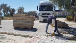 Orhangazi Belediyesinden Şahin Tepesinde Yol ve Kaldırım Çalışması.