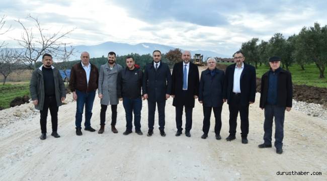 Orhangazi Cihanköy Ortaköy Mahalle Yolu Yapılıyor.