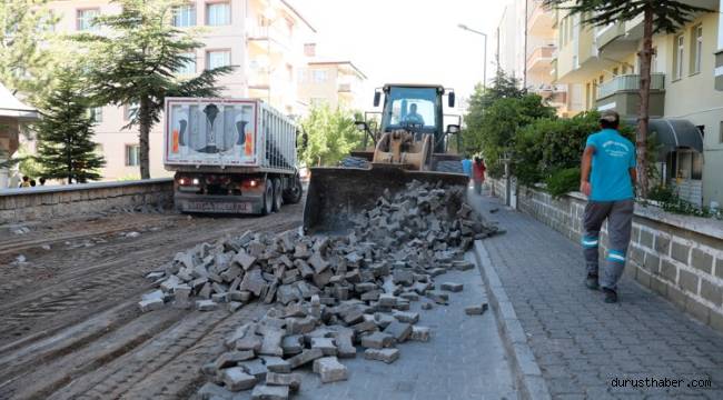 Şehit Ömer Halisdemir caddesinde çalışmalar başladı