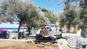 Şehrin her karışında onların alın teri var