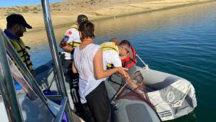 Suya düşen kadın Jandarma Ekipleri tarafından kurtarıldı