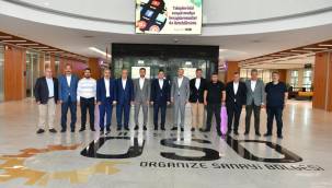 Ticaret Odası Başkanı Ömer Gülsoy, Kayseri OSB Başkanı Mehmet Yalçın’ı ziyaret etti