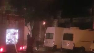 Toptancılar sitesinde yangın