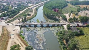 Tunca Nehri'nin debisi geçen aya göre 4 kat düştü