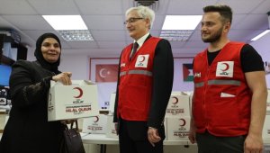 Türk Kızılay, Filistin'de 13 bin ihtiyaç sahibi aileye kurban eti dağıttı