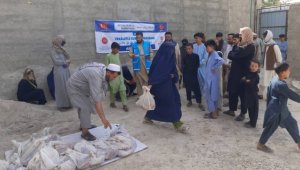 Türk kurumları Kurban Bayramı'nda da Afgan halkının yanında yer aldı