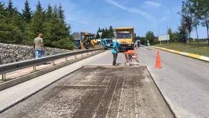 Umuttepe yolundaki bozulmaya hızlı müdahale