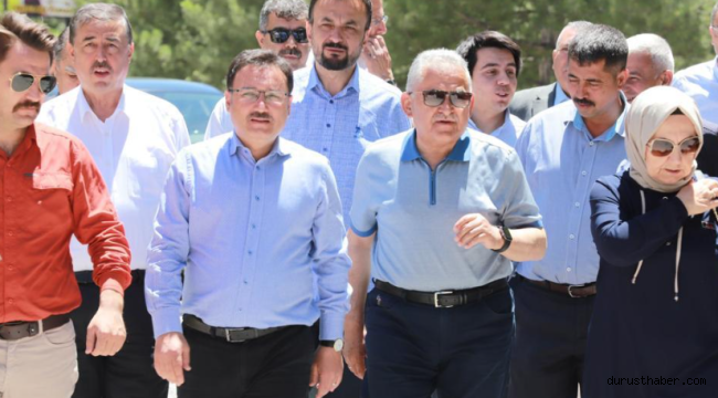 Vali Çiçek Ve Başkan Büyükkılıç'tan Soğanlı'ya Yakın Takip