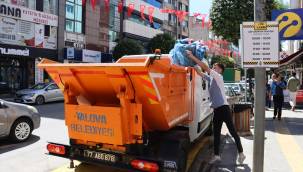 Yalova Belediyesi'nden yeni temizlik uygulaması 